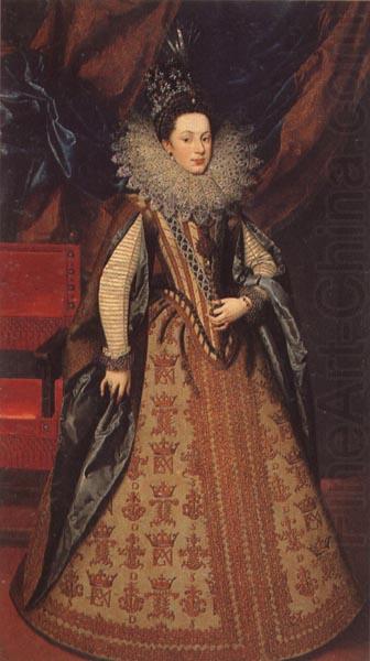 POURBUS, Frans the Younger Margarita of Savoy,Duchess of Mantua china oil painting image